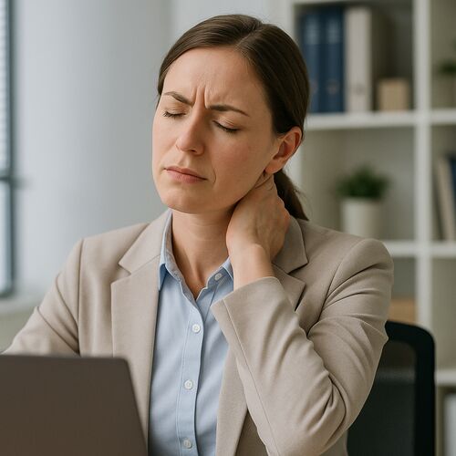 Spłycona lordoza szyjna